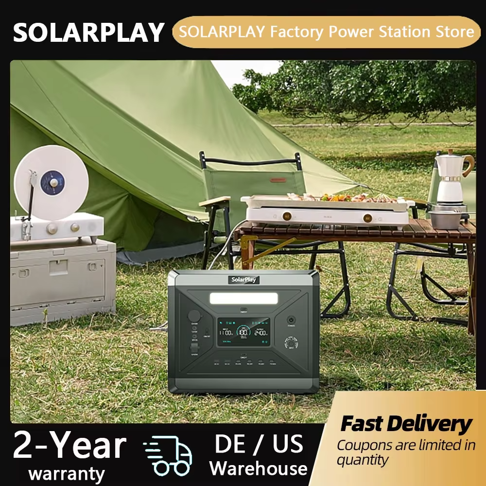SOLARPLAY Q2501 powering outdoor camping equipment